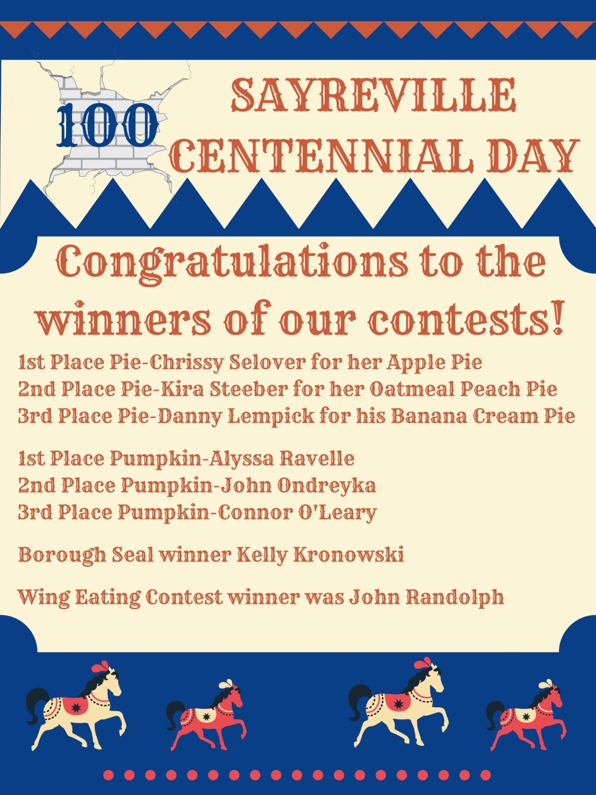 Sayreville Centennial Borough of Sayreville